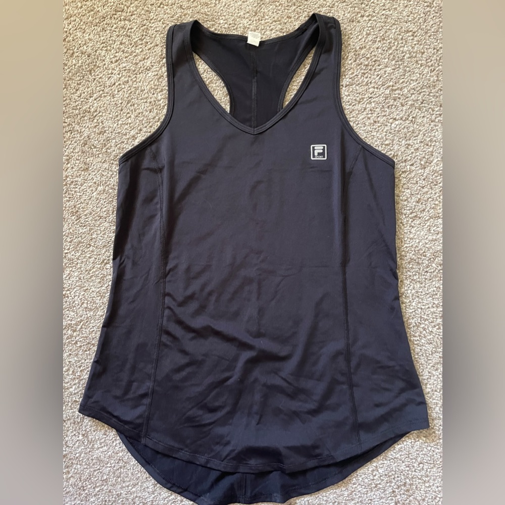 FILA Black Fitted Top